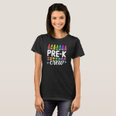 Pre K Crew Lehrerteam Squad Hallo Back School Gr T-Shirt (Vorne ganz)