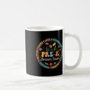 Pre-k Dream Team Byck Zur Schule Lehrer Fürsorge L Kaffeetasse