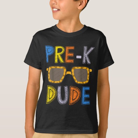 Pre-k Dude Back To School-first Day Of Preschool G T-Shirt (Vorderseite)