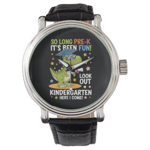 Pre K Graduate Kindergarten Dinosaurier T Rex Armbanduhr