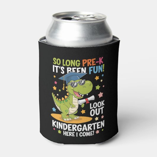 Pre K Graduate Kindergarten Dinosaurier T Rex Dosenkühler (Kanne Vorderseite)