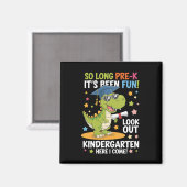 Pre K Graduate Kindergarten Dinosaurier T Rex Magnet (Vorderseite/Rückseite)