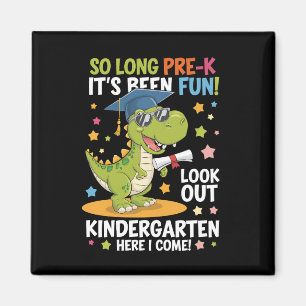 Pre K Graduate Kindergarten Dinosaurier T Rex Magnet
