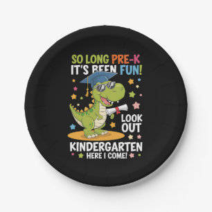 Pre K Graduate Kindergarten Dinosaurier T Rex Pappteller