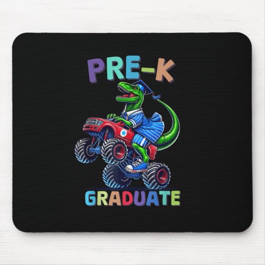 Pre-k Graduation Monster Truck Dinosaur Boys Kids  Mousepad (Vorne)