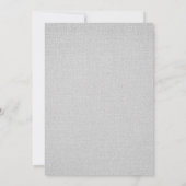 Pre-K Graduation Simple Photo Gray Textile Texture (Rückseite)