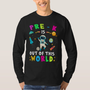 Pre K ist aus diesem Weltraum zurück nach Schoo T-Shirt