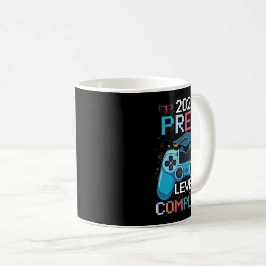 Pre-k Level Complete Video Gamer Boy Graduation  Kaffeetasse (VorderseiteRechts)