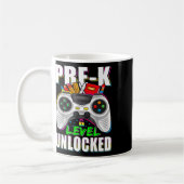 Pre-k Level Unlocked Gamer First Day Of School Boy Kaffeetasse (Links)