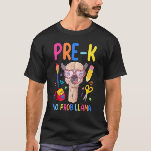Pre K Llama No problema Kind Erster Schultag T-Shirt