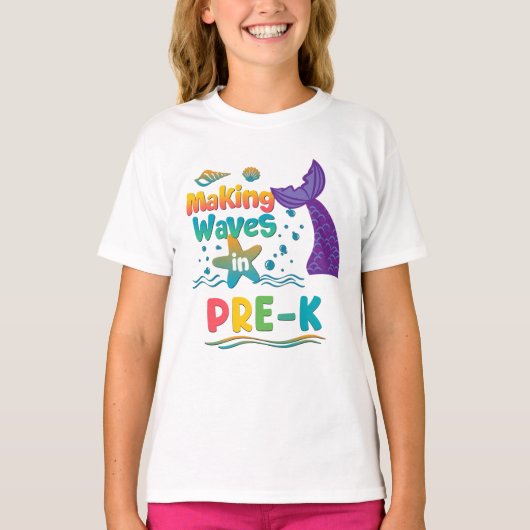 Pre-K Mermaid Back to School Shirt (Vorderseite)