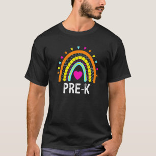 Pre K Niedlich Rainbow Kids Teachers Field Day 202 T-Shirt