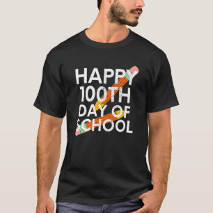 Pre K Pencil glücklich 100. Tag der Schule Kinderg T-Shirt
