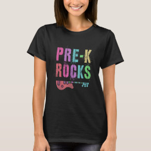 Pre K Rocks Student Lehrer Rockstar Team bereit T T-Shirt