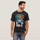 Pre-k Shirt For Boys Video Game Ck To School First (Vorne ganz)