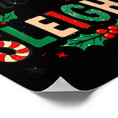 Pre-k Sleighs Funny Christmas Teacher Poster (Ecke)