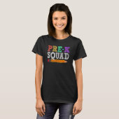 Pre K Squad Pre K Back to School T-Shirt (Vorne ganz)