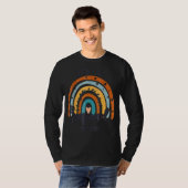 Pre K Squad Student Lehrerin Boho Rainbow T-Shirt (Vorne ganz)