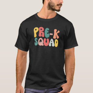 Pre K Squad Team zurück zur Schule T-Shirt