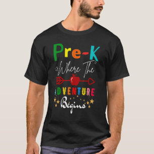 Pre-K Teacher Adventure beginnt den ersten Tag der T-Shirt