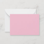 Pre K Teacher Custom Black Notebook Mitteilungskarte (Rückseite)