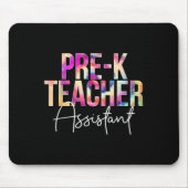 Pre-k Teacher Istant Tie Dye Back To School Apprec Mousepad (Vorne)