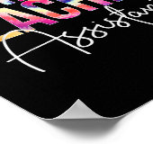 Pre-k Teacher Istant Tie Dye Back To School Apprec Poster (Ecke)