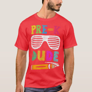 Pre-K Typ Sonnenbrille Zurück zum Kindergarten P T-Shirt