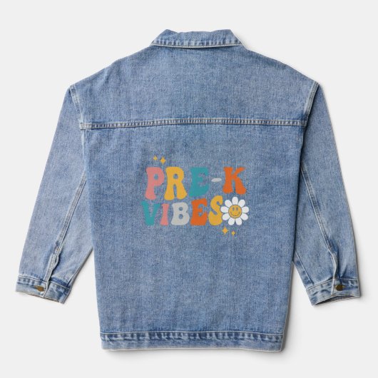 Pre-K Vibes Jeansjacke (Rückseite)