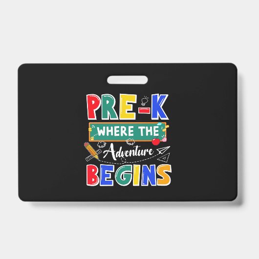 Pre-K, wo das Abenteuer beginnt die Sonnenstube Ausweis (Vorderseite)