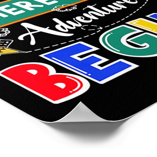 Pre-K, wo das Abenteuer beginnt die Sonnenstube Poster (Ecke)