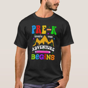 Pre K, wo das Abenteuer wieder in die Schule geht  T-Shirt