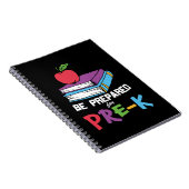 Pre Kindergarten Be Vorbereited For Pre Kindergart Notizblock (Rechte Seite)