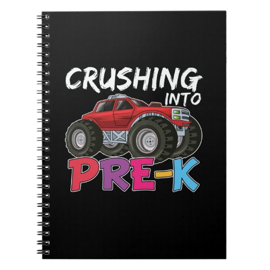 Pre Kindergarten Crushing Into Pre Kindergarten Notizblock (Vorderseite)