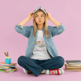 Pre Kindergarten Preppy Pink Dop Notebook Kaffee T-Shirt