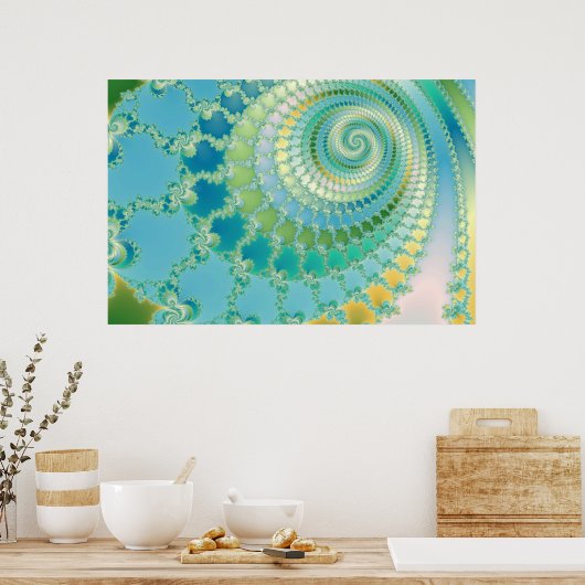 Pre Life - Fraktal Poster (Küche)