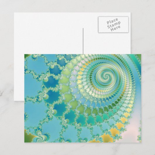 Pre-Life - Fraktal Postkarte (Vorne/Hinten)