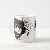 PRE MISSION DACHTE WEISS KAFFEETASSE (Vorderseite Links)