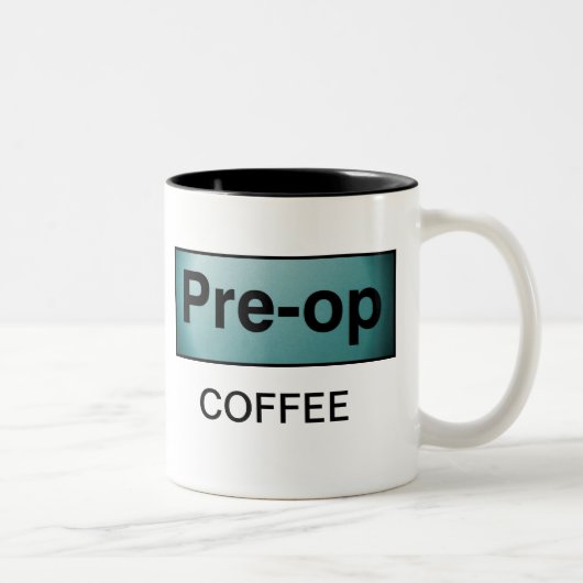 PRE-OP KAFFEE ZWEIFARBIGE TASSE (Rechts)