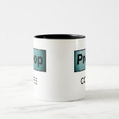 PRE-OP KAFFEE ZWEIFARBIGE TASSE (Mittel)