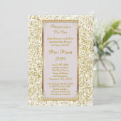 Pre-Prom, Pre-Prom,Sweet-sechzehn,Glitzer auf Elfe Einladung (Stehend Vorderseite)