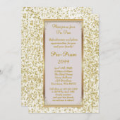 Pre-Prom, Pre-Prom,Sweet-sechzehn,Glitzer auf Elfe Einladung (Vorne/Hinten)