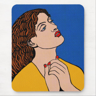 Pre-Raph Pop Grrl Mousepad