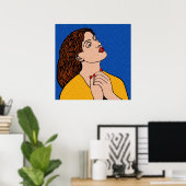 Pre-Raph Pop Grrl Poster (Heimbüro)