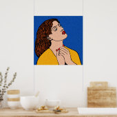 Pre-Raph Pop Grrl Poster (Küche)