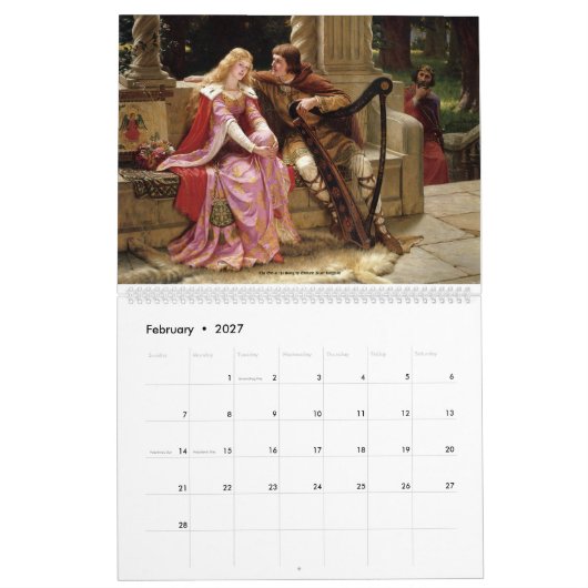 Pre-Raphaelite Art Kalender (Feb 2027)