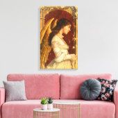 Pre-Raphaelite Fresco Angel Canvas Print Leinwanddruck (Insitu (Wohnzimmer))