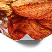 Pre-Raphaelite "The Mirror" von Sir Frank Dicksee Poster (Ecke)