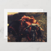 Pre-Raphaelites - La Belle Dame Sans Merci Postkarte (Vorne/Hinten)