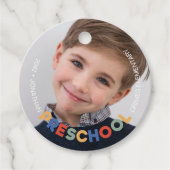 Pre-School Keepake Foto Geschenkanhänger (Vorderseite)